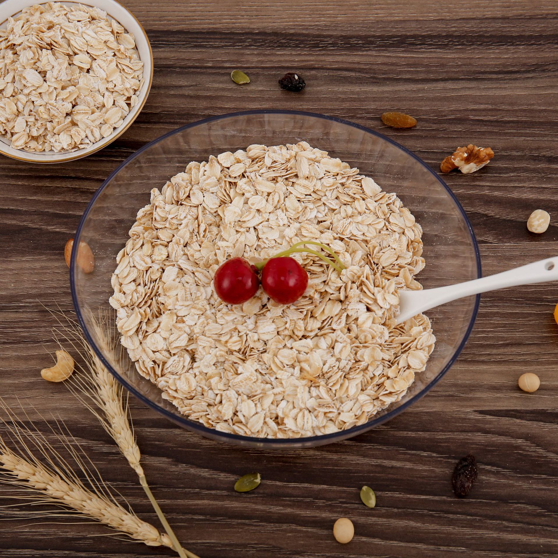 理想散装澳洲燕麦杂粮谷物进口原味代餐纯 全粒燕麦片25kg/袋