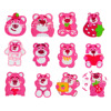 Strawberry Bear Diamonds Stickers wholesale diy Cartoon Diamonds Sticker children manual make Diamonds Free stickers