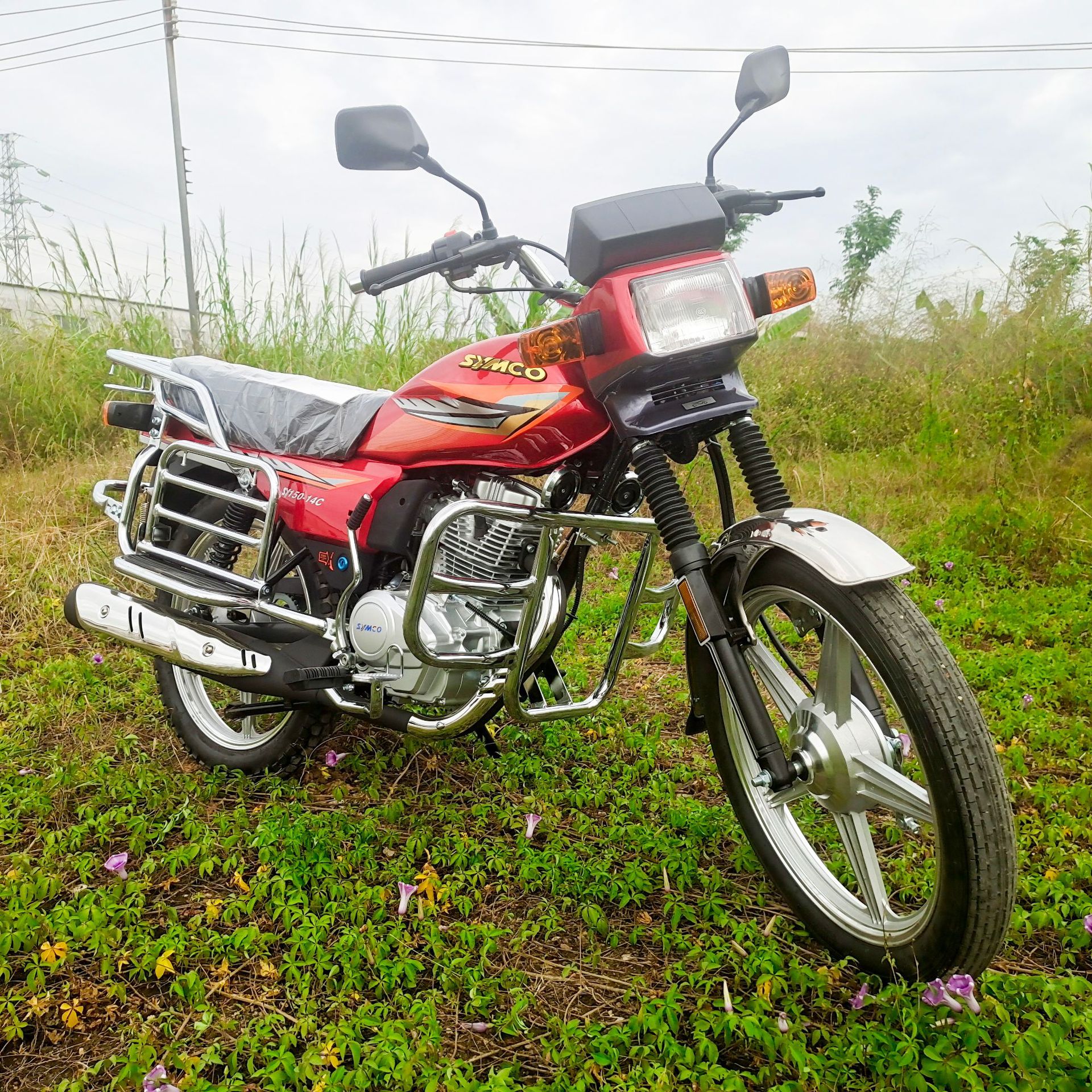 全新轻骑工业双鹰原装150cc摩托车燃油国四电喷双启动静音可上牌