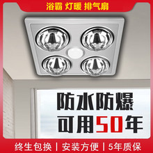 灯暖浴霸壁挂式冬天卫生间传统排气扇宿舍大号吊顶防爆暖光风暖式