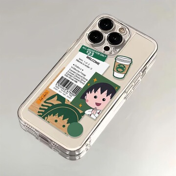 咖啡小丸子新款手机壳适用于苹果15promax手机壳14华为vivo小米