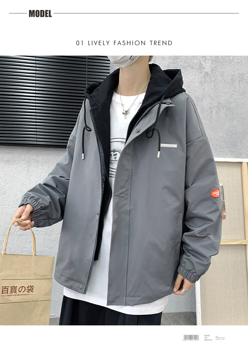 男士休闲外套2021新款春秋季韩版潮流男生棒球服工装夹克情侣上衣