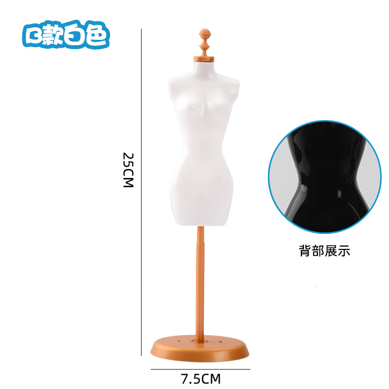 Wholesale Doll Bustle Wedding Dress Toy Doll Mannequin Design DIY Mini Barbie Model Changing Human-Shaped Hanger