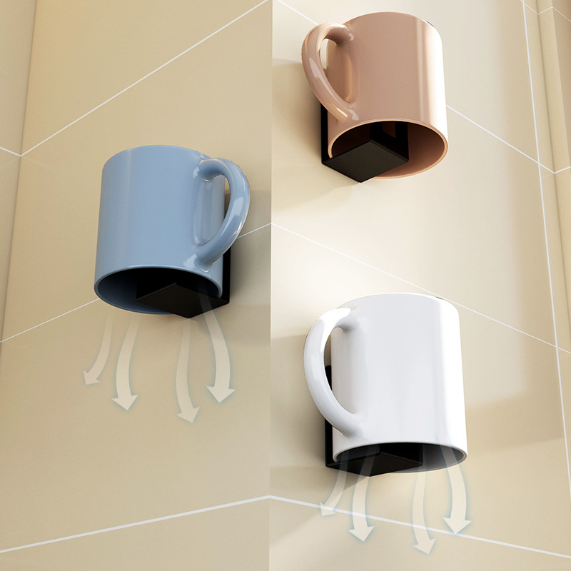 杯架倒挂水杯挂架北欧杯架子沥水杯子收纳置物架冰箱壁挂式免打孔