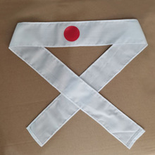厂家定做日本武士头带 加油宣传头带啦啦队头带可印logo美国