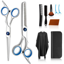 亚马逊特卖家用剪刀6寸剪发理发专业美发剪刀套装平剪无痕牙剪