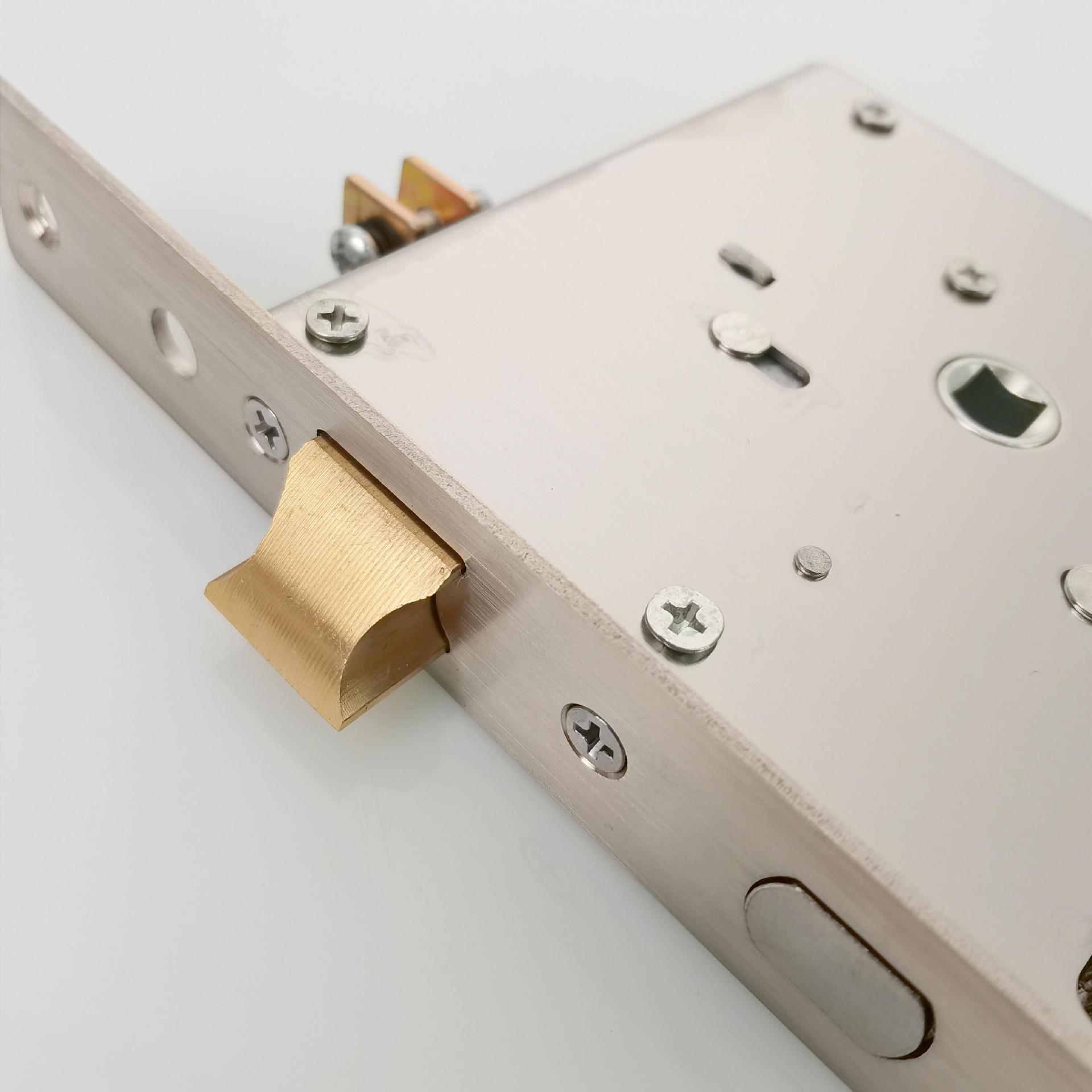 保德安13型26*280方边单孔双活双快指纹锁专用免开孔全钢锁体