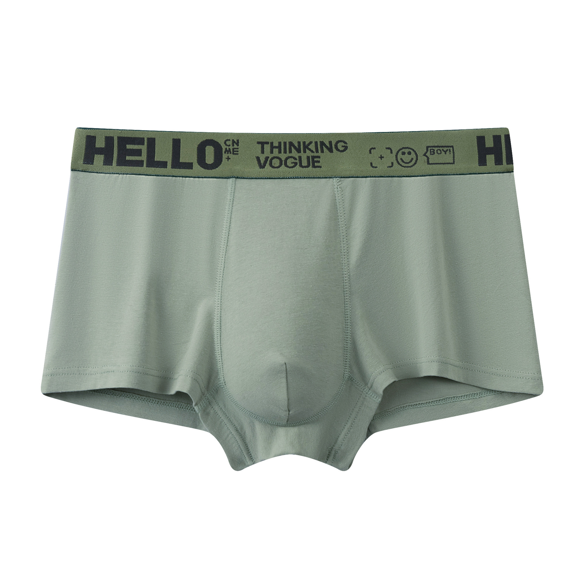 Men's Underwear Men's Boxer Shorts Boxer Trendy plus Size Breathable Personality Underpants Junior Male Student Underpants
