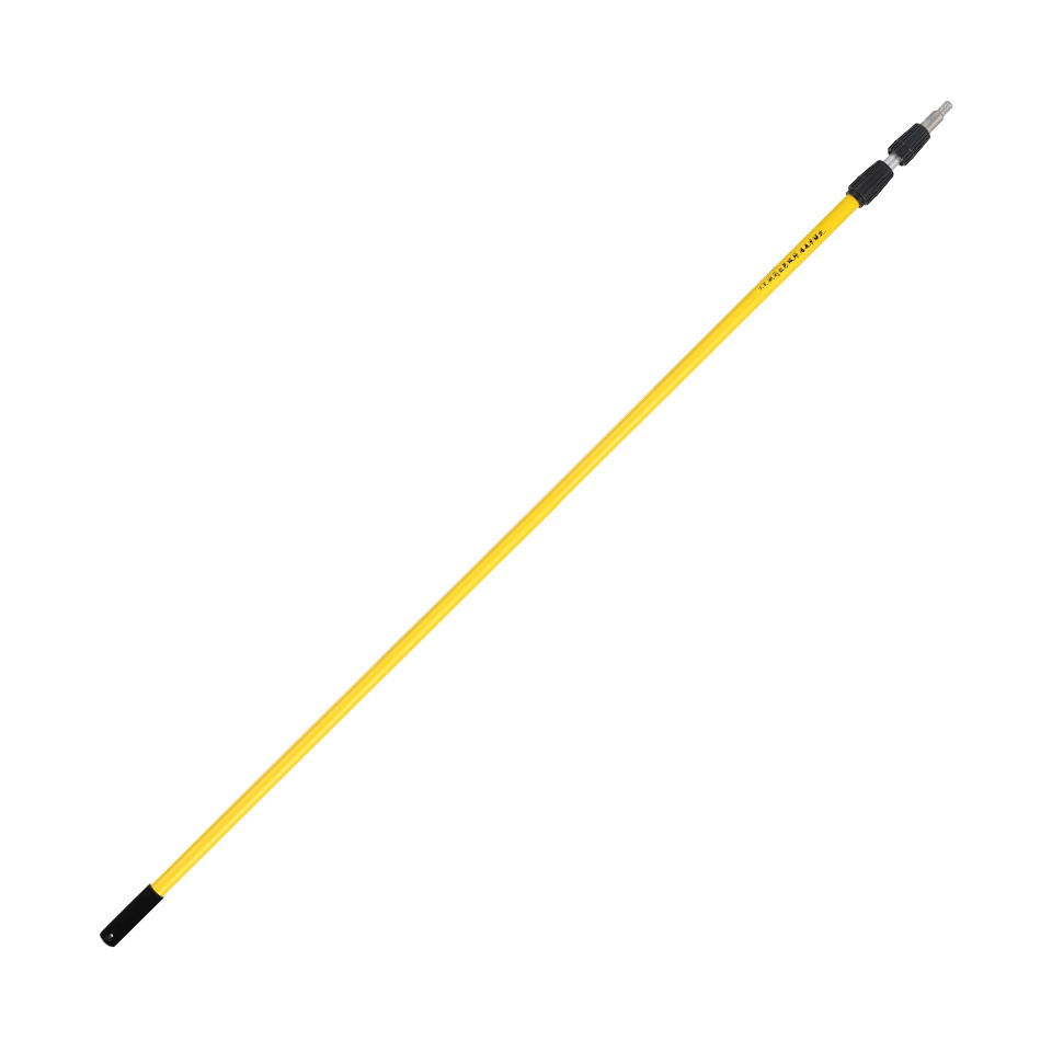 大量2节5米供应铝合金伸缩杆玻璃纤维扭锁撑杆子五金滚筒刷配件