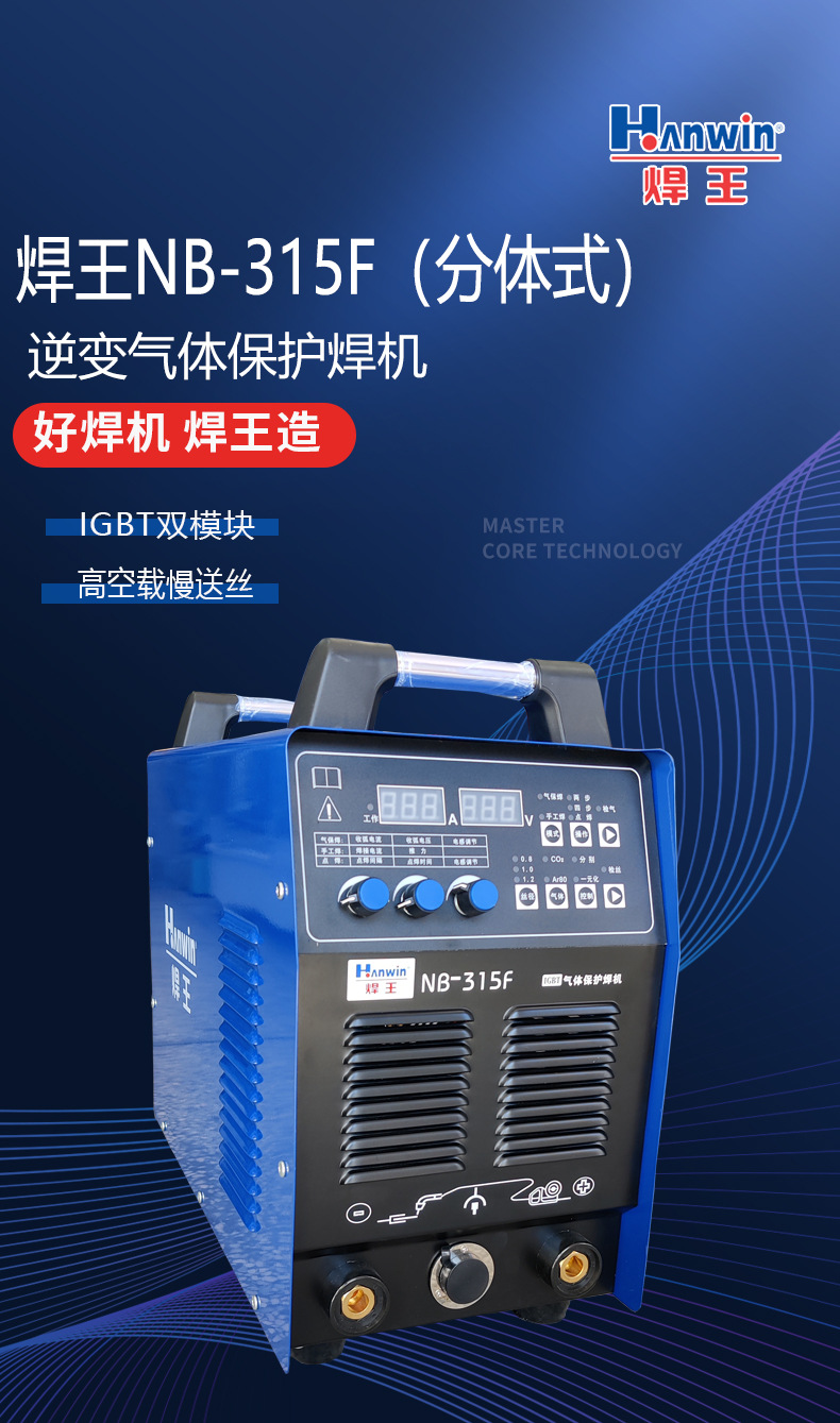 焊王nb-315f 碳弧气刨逆变气体保护焊机二保焊电焊两用气保焊机