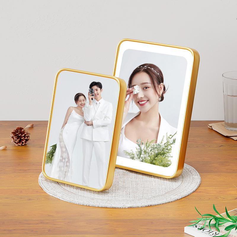 v3u2批发水晶相框照片摆台做成相册洗相片婚纱照打印冲印放大挂墙