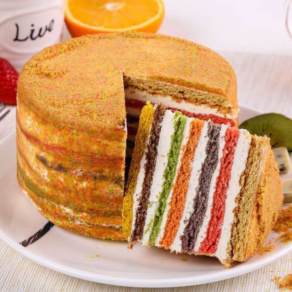 【买一送一】正宗俄罗斯双山风味提拉米苏奶油千层夹心蛋糕450克