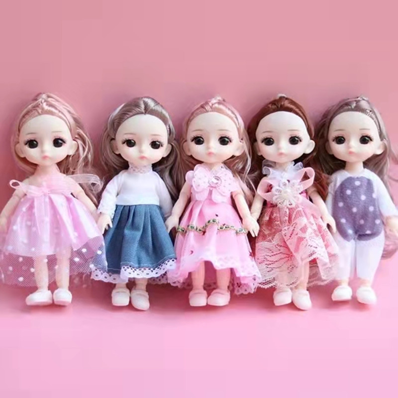 Cross-Border Mini 17cm Childlike Babi Doll 6-Inch Girls' Doll Trade Wholesale Children's Toy Manufacturer