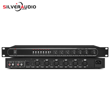 反馈抑制器/防啸叫会议系统/话筒演出防啸叫器48v供电gax-sm3600