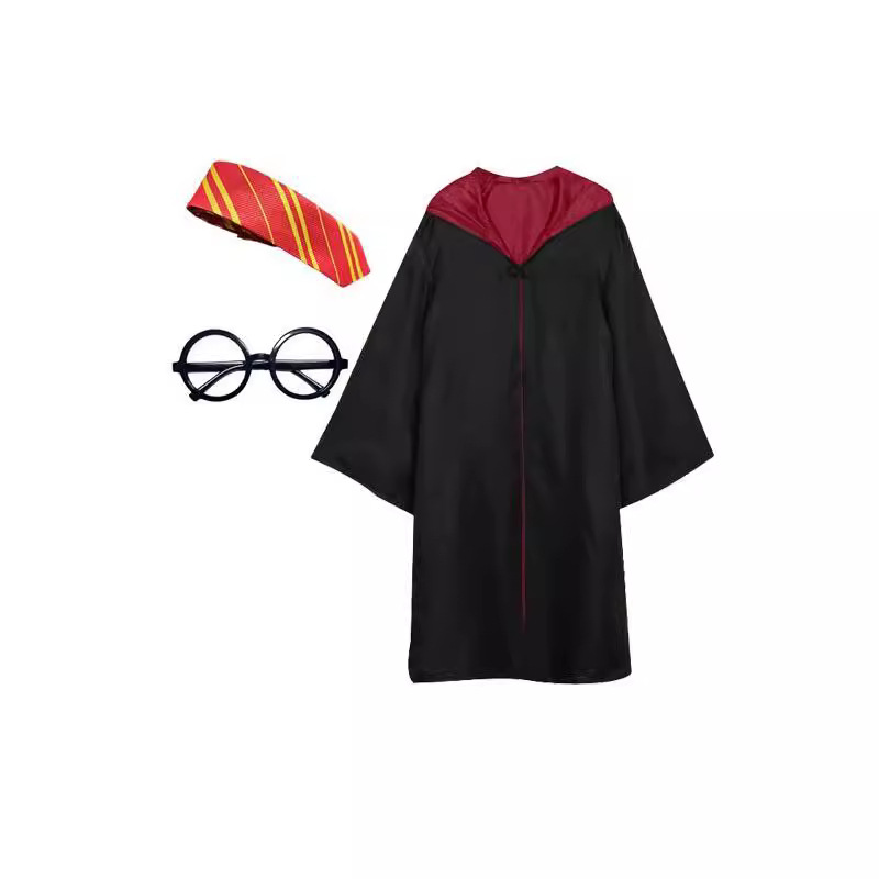哈利波特魔法袍harry披风校服表演服万圣节圣诞节cos工厂店跨境优