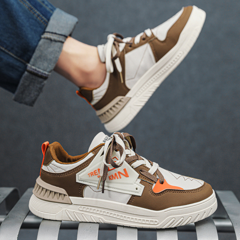 男鞋24新款春季小众潮流高筒板鞋运动休闲青少年港风百搭潮鞋批发