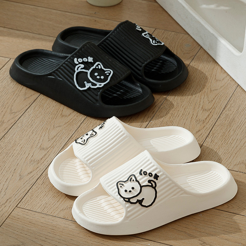 Couple Slippers Women's Household Non-Slip Deodorant Summer Bathroom Sandals Men's Cute Indoor Home Slippers Wholesale