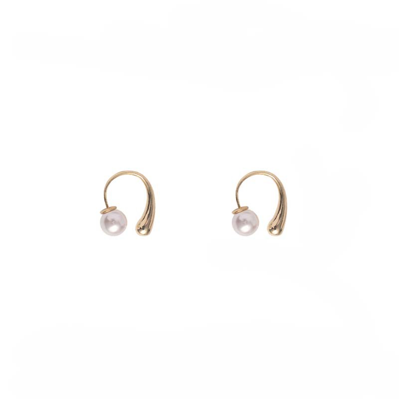 French Minimalist High-Grade Pearl Earrings 2022 New Temperament Entry Lux Ear Ring Niche Design Earrings