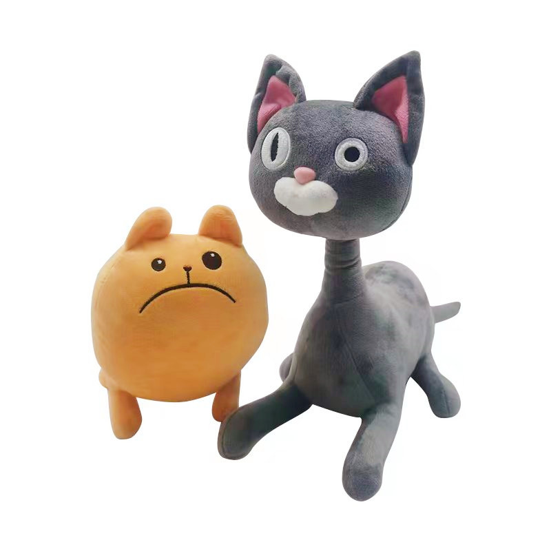 外贸新款 Noodle and bun plush 面条猫和包子狗毛绒玩具周边公仔