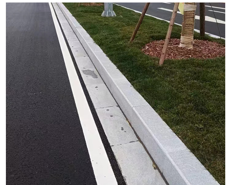 0成交879平方米相似芝麻白荔枝面石材 花岗岩外墙干挂道路地铺广场