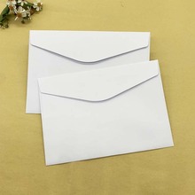 2号邀请函贺卡礼品牛皮纸信封袋可印刷公司广告加厚 西式白色信封