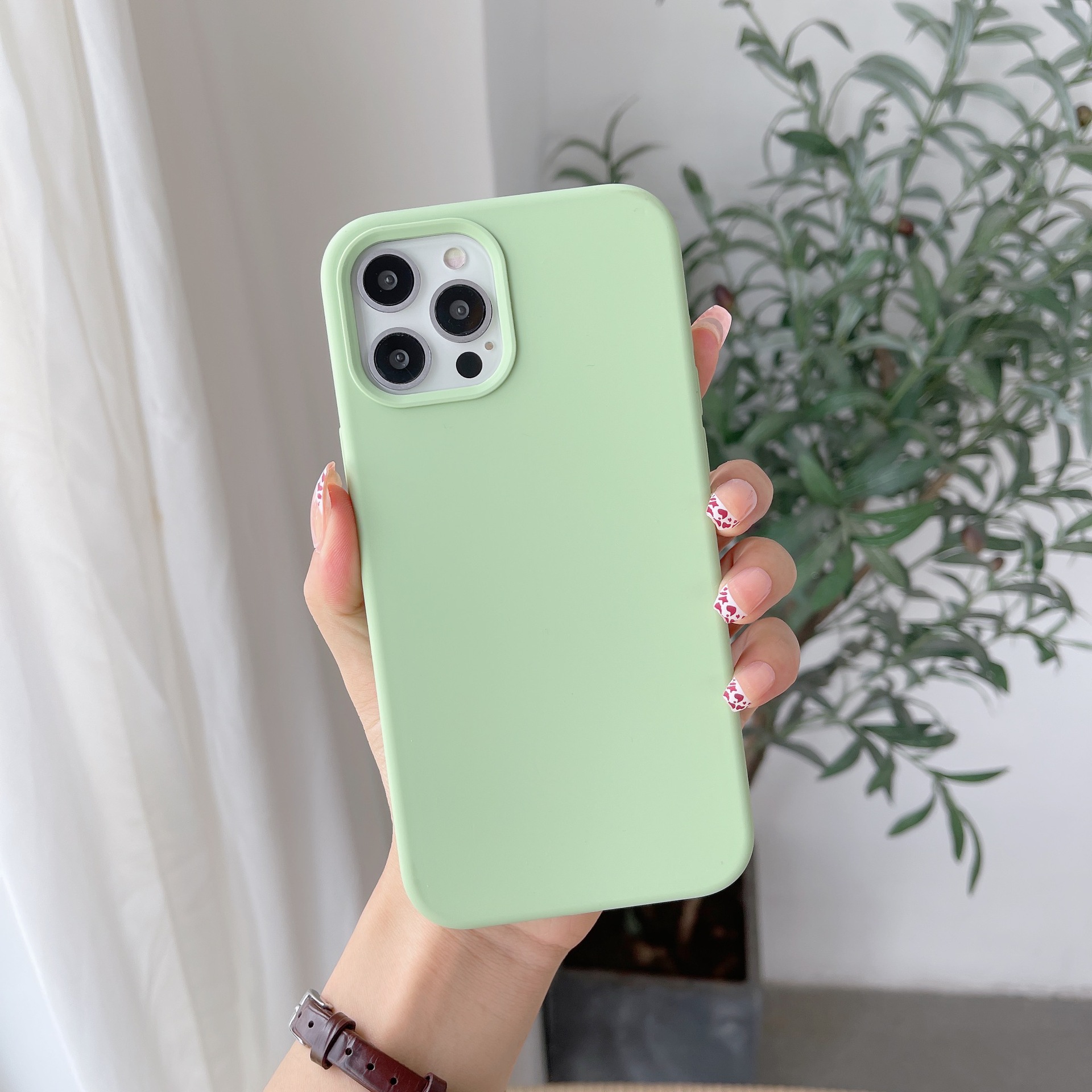 液态全包超纤绒布适用iphone12promax手机壳苹果11撞色78plus硅胶