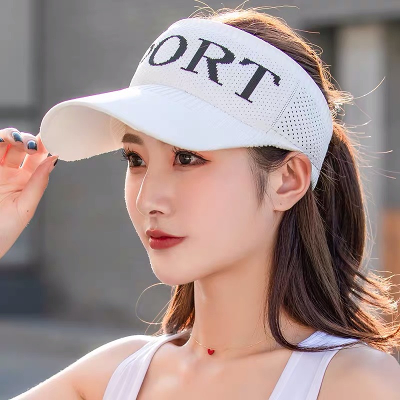 Sun Protection Hat Women's Air Top Internet Popular Summer Ins Sun Hat Fashion Brand Running Korean Style Trendy Peaked Sun Hat