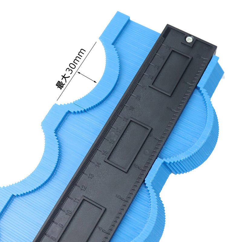 多功能取型器万能轮廓规弧度尺不规则仿形尺木工取角取型量具神器