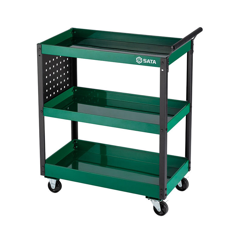 世达工具车多功能汽修小推车三层抽屉式移动维修带轮子95222b