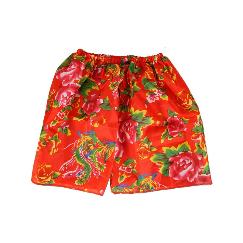 结婚道具徒手穿裤衩穿花裤子大花短裤游戏结婚礼堵门整蛊用品大热