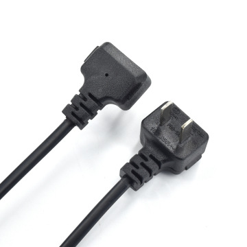 两芯弯头国标电源线 2*0.75mm国标电源线 ccc标准电源线 国标