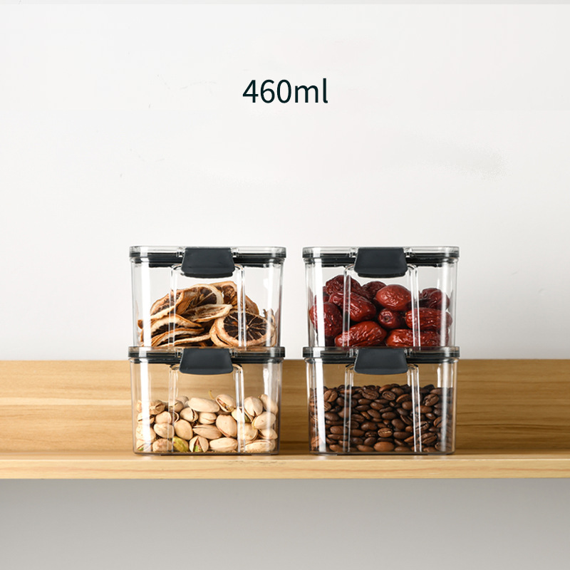 Food Grade Pet Sealed Cans Cereals Storage Box Plastic Storage Tank Coffee Pot Nuts Snack Storage Cans