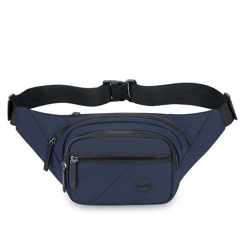 Men's Portable Multi-Purpose Waist Bag 2024 New Fashion Chest Bag Outdoor Cycling Crossbody Bag Student All-Match Shoulder Bag