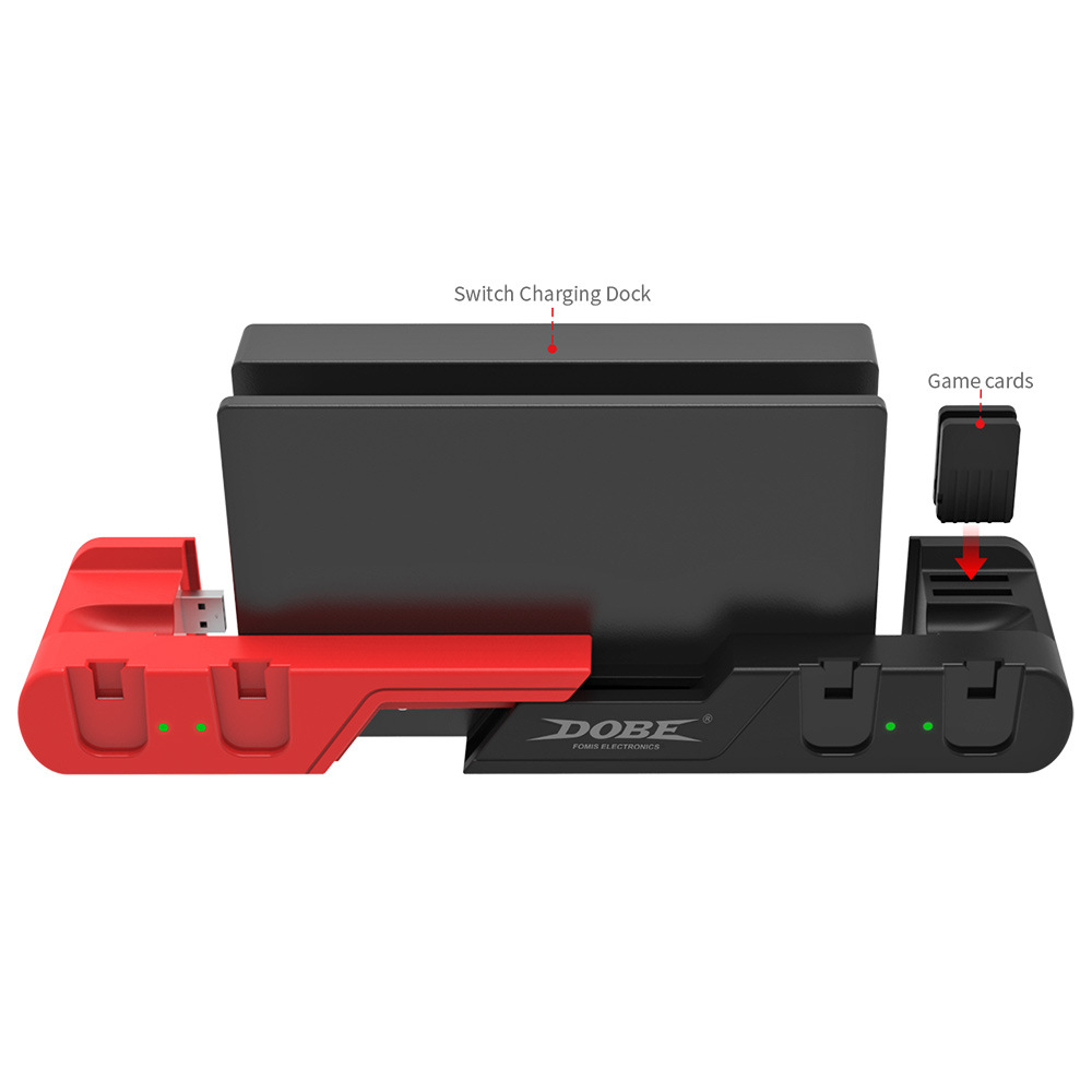 switch充电底座joycon左右小手柄充电底座充电器ns手柄座充