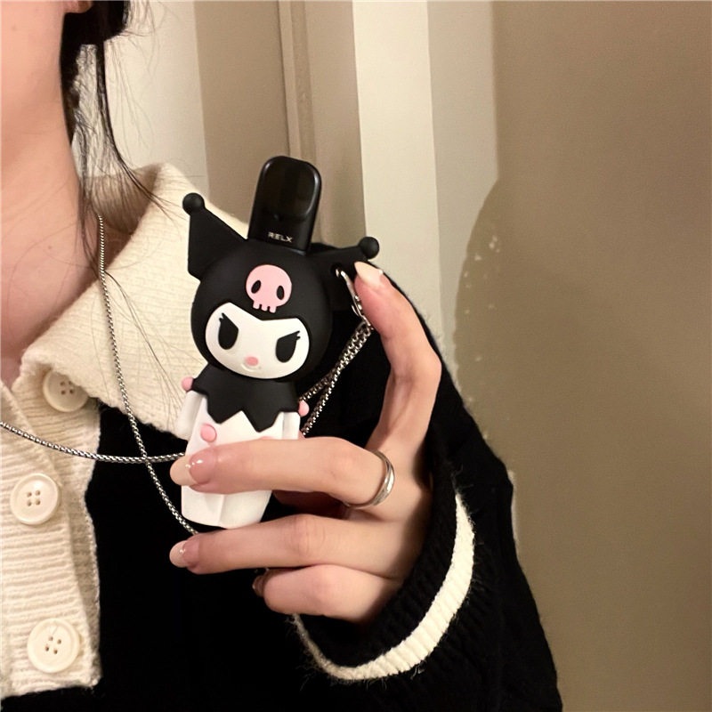 卡通可爱relx4代保护套悦刻电子烟杠套硅胶relax1/4/5代适用器壳