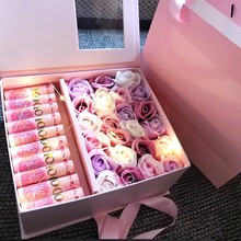 放钱装现金人民币有钱花礼盒送女友父亲节的全套材料生日礼物花束