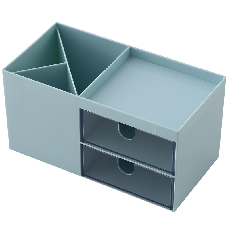 Creative Desktop Storage Box Multifunctional Stationery Finishing Box Drawer Pen Holder Simple Desk Shelf