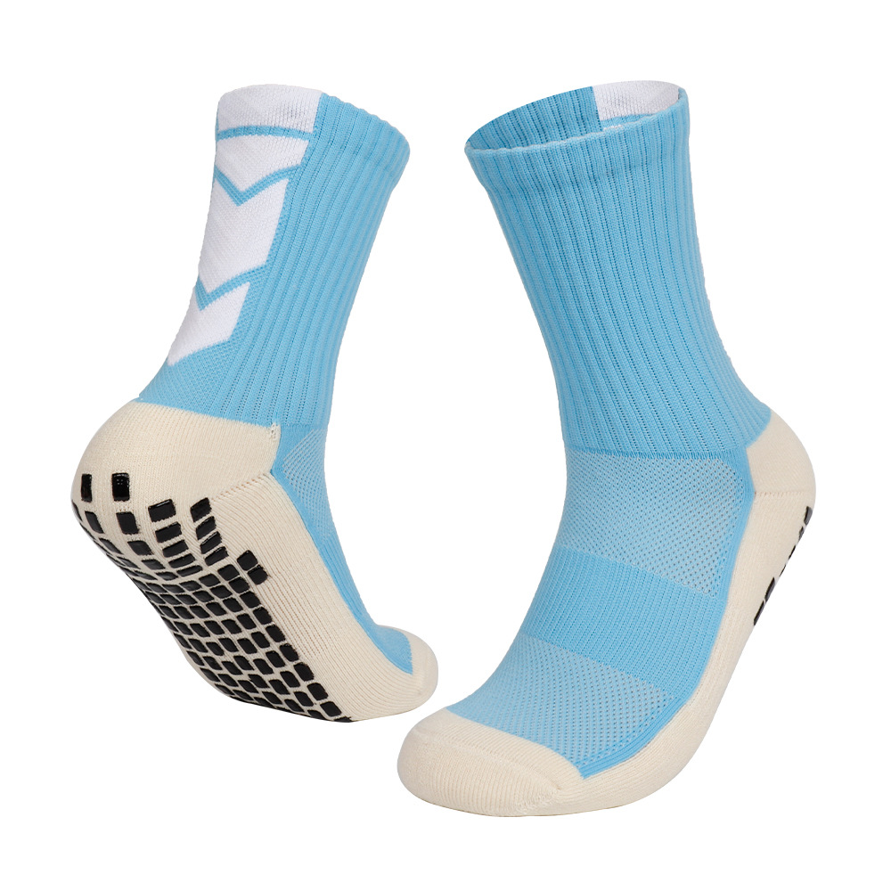 Adult Towel Bottom Mid-Calf Soccer Socks Men's Moisture Wicking Athletic Socks Wear-Resistant Non-Slip Dispensing Socks Wholesale