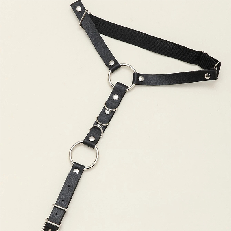 2件组合装环形装饰桃心金属扣pu线束腰带 厂家直销 现货 一件代发