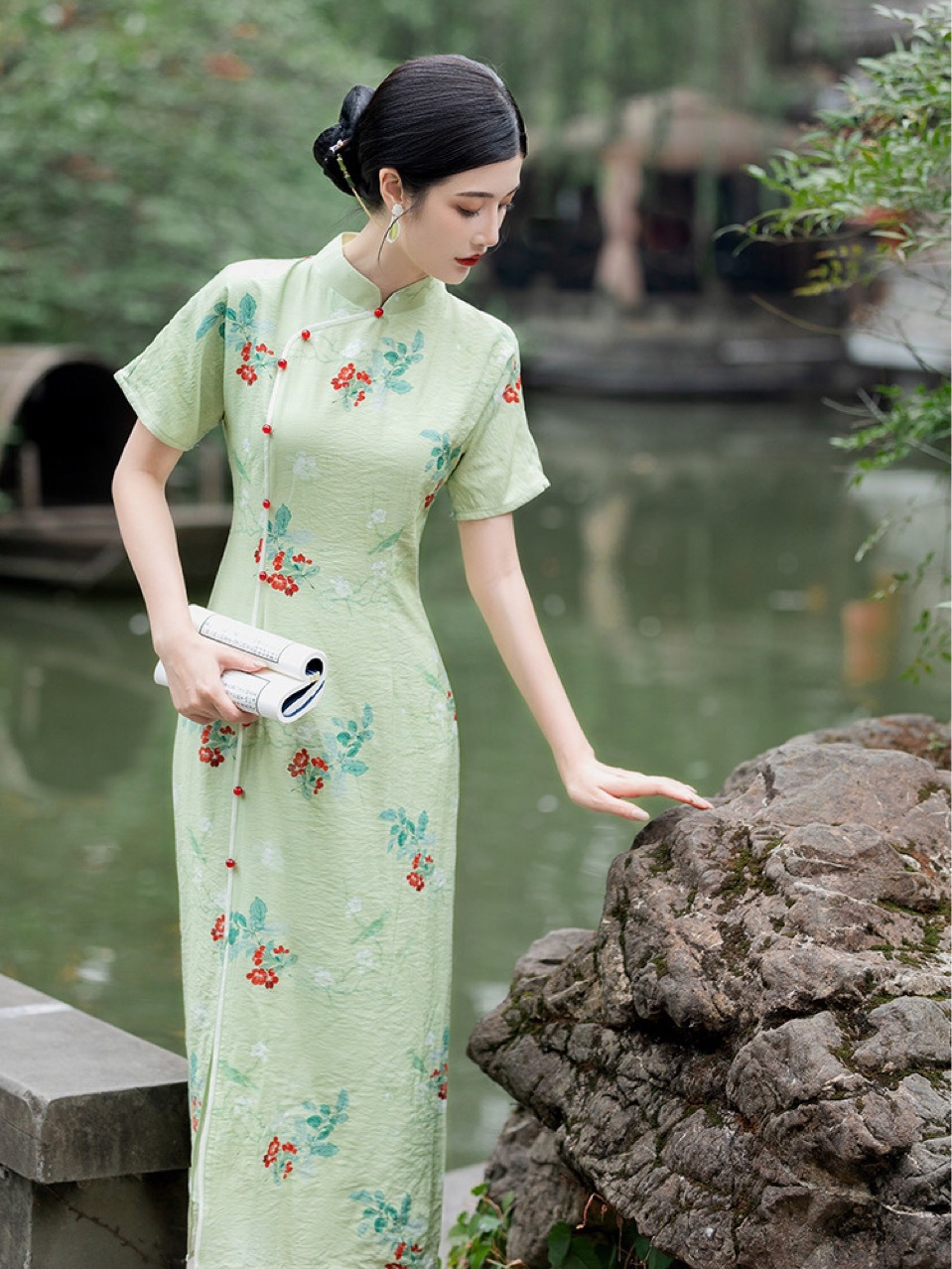 旗袍绿色图片-海量高清旗袍绿色图片大全 - 阿里巴巴