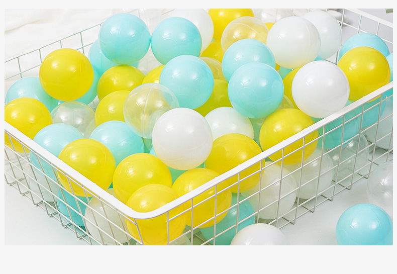 儿童马卡龙海洋球婴儿彩色球球无毒无味玩具室内宝宝球池围栏波波