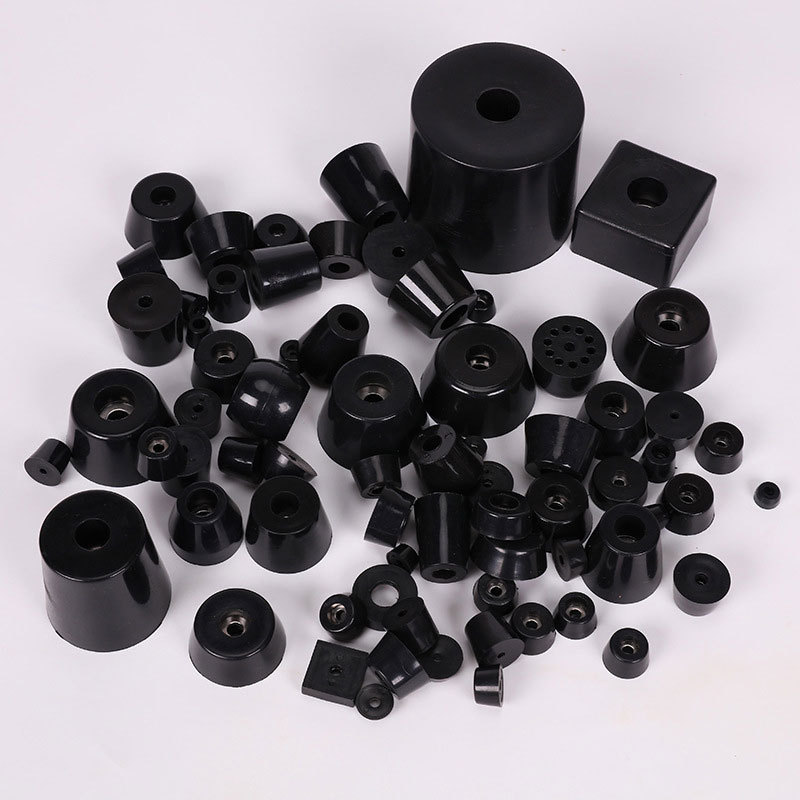 单口喷涂防尘硅橡胶套 硅胶夹布螺丝保护帽 机械减震脚垫