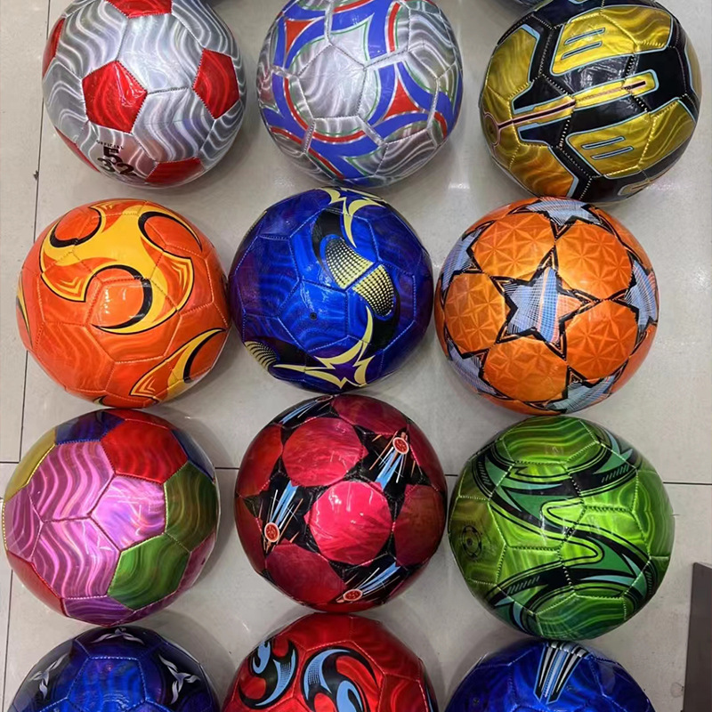 Factory Direct Sales Primary School Sports Practicing Ball Multi-Color Ball No. 2 No. 5 Machine Sewing Ball Price Can Be Discussed