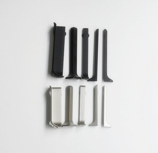 铝合金踢脚线配件阳角阴角中接堵头6cm8cm10cm黑色金属拉丝地脚线