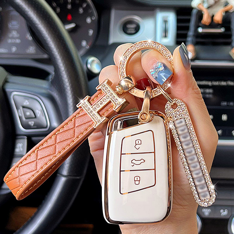 适用奔驰汽车钥匙套e级c级a级e300l高档s350glc260金边壳b款h扣