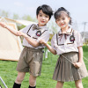 school uniform pupil Summer wear British style Graduation photo teacher children Short sleeved Class clothes kindergarten Park service college wholesale