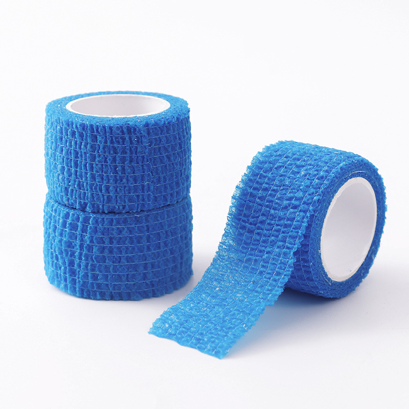 写字护指纯色绷带护手指自粘胶带伤口包扎防磨老茧运动弹力可爱