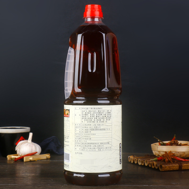 丸友日式鲣鱼白酱油1.8l日本高汤柴鱼汤鲣节屋白だし关东煮白鱼露