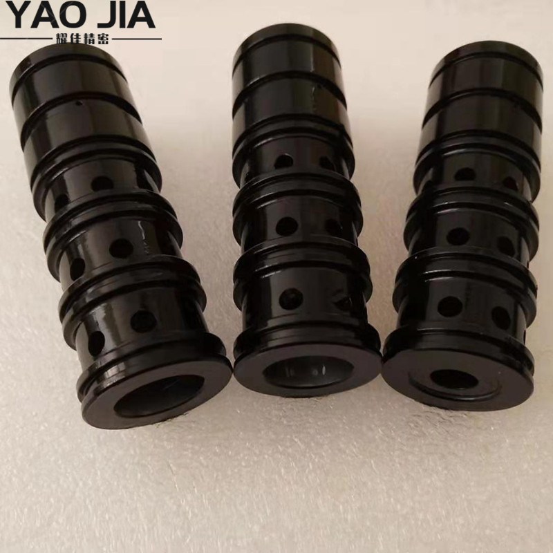定制精密液压阀芯阀套车铣复合加工阀套内孔珩磨无心磨对外加工