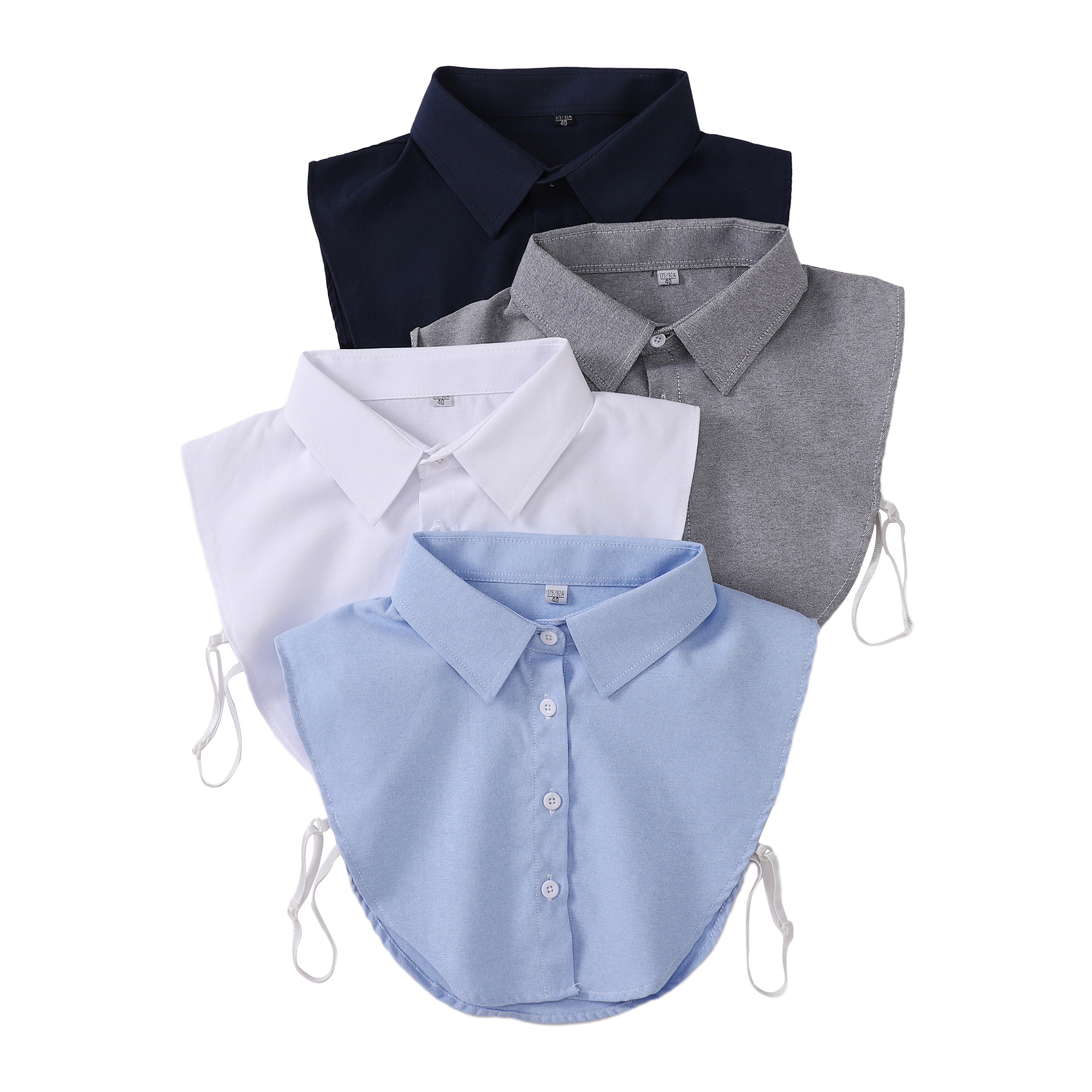 男士西装衬衣领通勤简约时尚搭配西装毛衣卫衣领子男女通用假领子